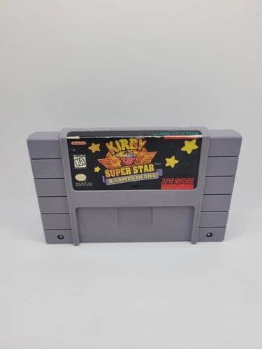 Kirby Super Star - Super Nintendo 1996 SNES - Tested - Authentic - Fast Shipping