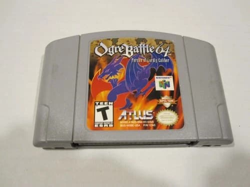 Authentic Ogre Battle 64: Person of Lordly Caliber Tested Contacts Cleaned