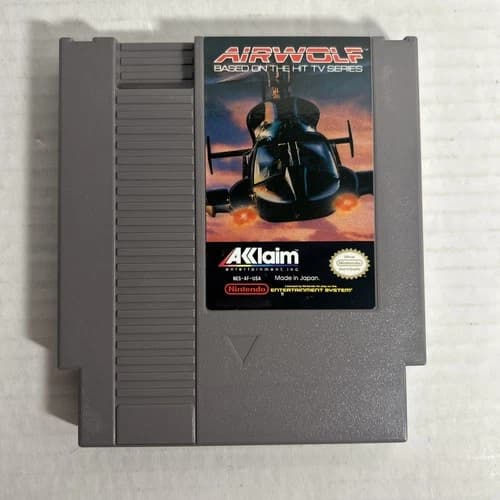 Airwolf Nintendo NES Video Game Cartridge Nintendo NES