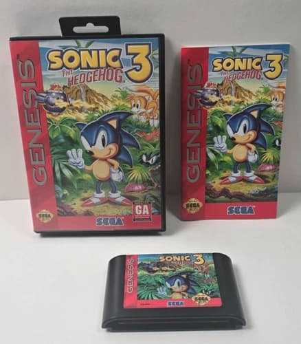 Sonic the Hedgehog 3 - Sega Genesis - Complete CIB