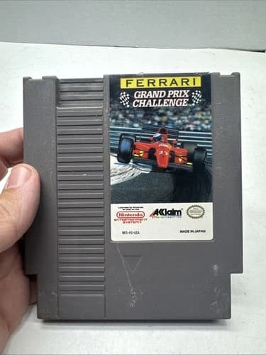 Ferrari Grand Prix Challenge (NES, 1992) Cartridge - Authentic