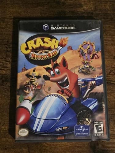 Crash Nitro Kart (Nintendo GameCube, 2003) TESTED & WORKING