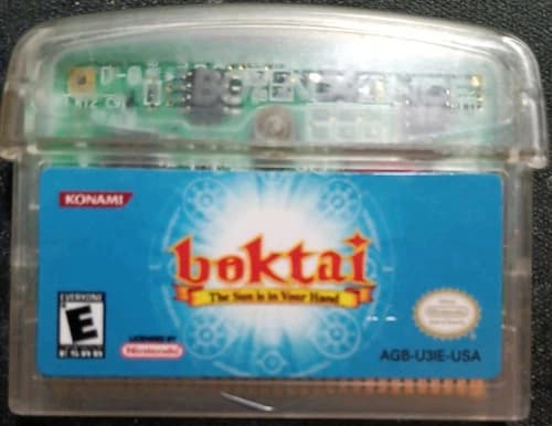 Boktai: The Sun Is in Your Hand (Nintendo Game Boy Advance GBA) Excellent Tested