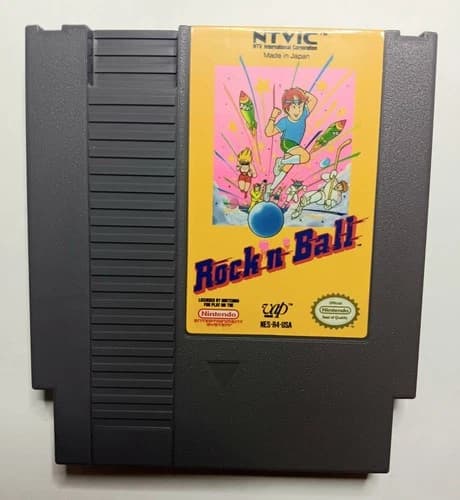 Rock 'n' Ball NES Cart Only Cleaned and Tested Free Shipping