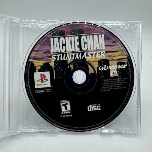 Rare Jackie Chan: Stuntmaster, (PS1) Disk Only (Tested Working)