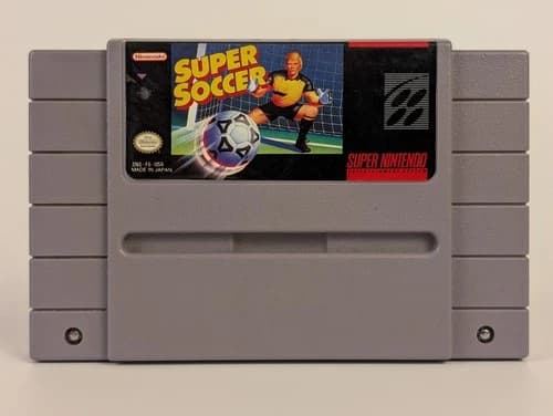 Super Soccer (Super Nintendo SNES) ➡️AUTHENTIC Cartridge Only- Tested 🎮