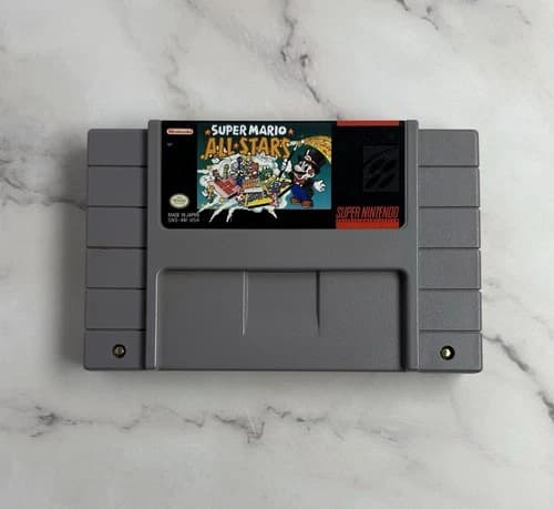 Super Mario All-Stars (Super Nintendo, 1993) - Authentic & Tested Saves