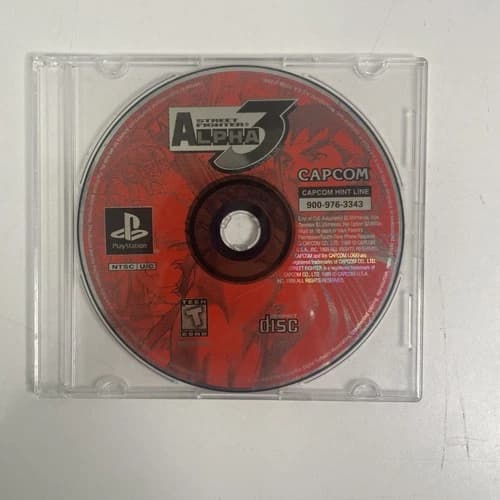 Street Fighter Alpha 3 (PS1 Sony PlayStation 1, 1999) Game Disc Only - Tested