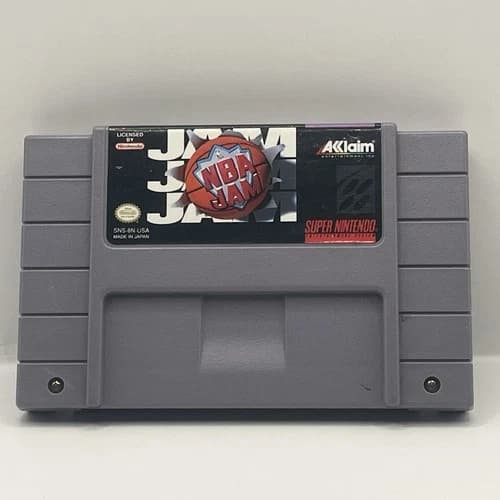 NBA Jam Tournament Edition SNES Super Nintendo Authentic Cartridge Only