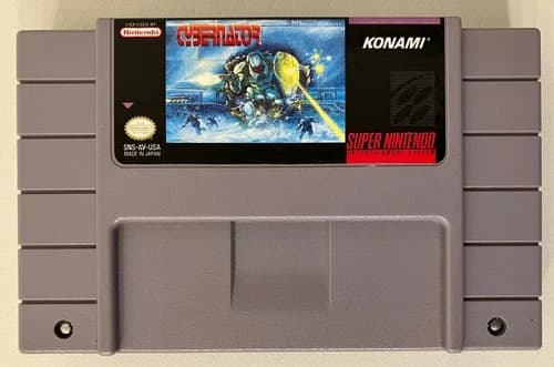 Cybernator (cartridge only) SNES 1993 Konami