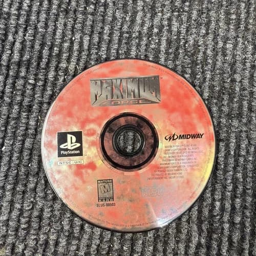 ps1 games Maximum Force PlayStation Game Disc Only