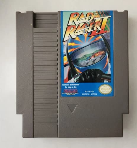 Rad Racer 2 Game Nintendo NES Authentic Cartridge Tested Good Working Order