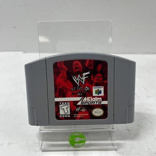 WWF Attitude (Nintendo 64 N64, 1999) Cartridge Only