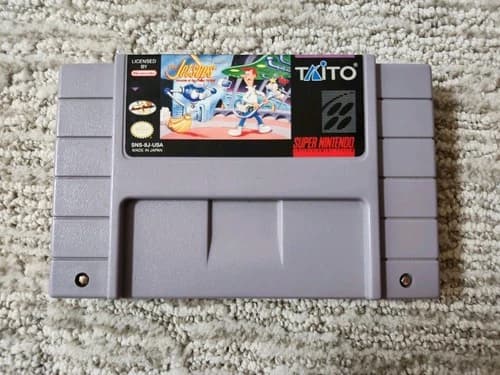 Super Nintendo SNES The Jetsons Invasion of the Planet Pirates AUTHENTIC! NICE