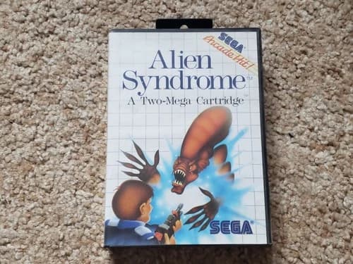 Alien Syndrome For The Sega Master System Complete Tested Working 1988 SMS