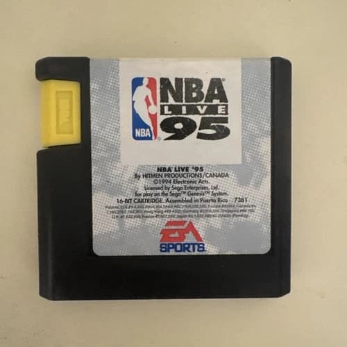NBA Live 95 (Sega Genesis, 1994) Authentic Cartridge ONLY TESTED/WORKS!!