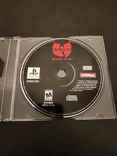 Wu-Tang: Shaolin Style (Sony Playstation PS1, 1999) Disc Only AUTHENTIC TESTED!