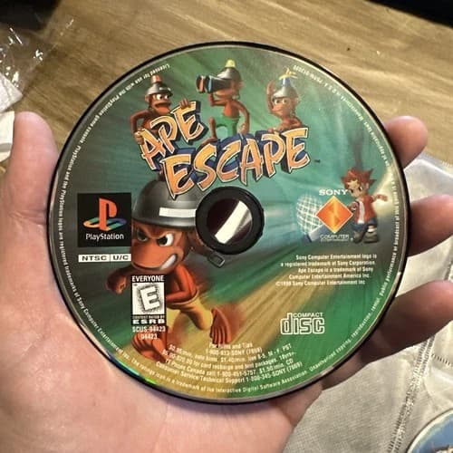 Ape Escape (Sony PlayStation 1, 1999) Disc Only Video Game