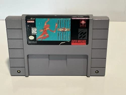 SNES Prince Of Persia 2 Super Nintendo Cartridge Tested Working