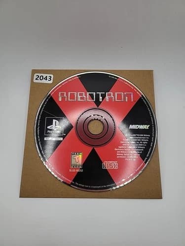 Sony PlayStation 1 PS1 Disc Only Robotron X NO Usps TRACKING