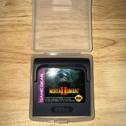 Mortal Kombat II (Sega Game Gear, 1994) Game Cartridge Only