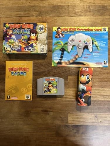 Diddy Kong Racing N64 Nintendo 64, 1997 CIB Complete w Manual – Tested