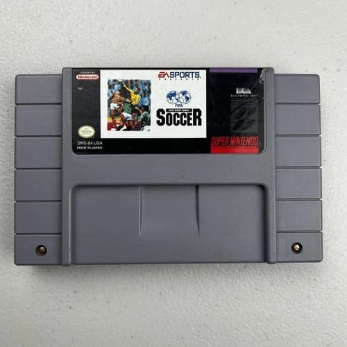 SNES Super Nintendo FIFA International Soccer Tested & Working EA Sports 1994
