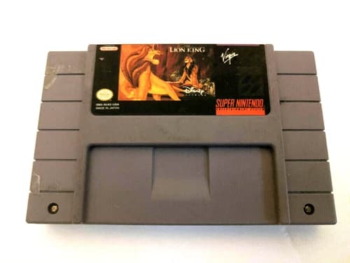 The Lion King (Super Nintendo Entertainment System, 1994) SNES Authentic