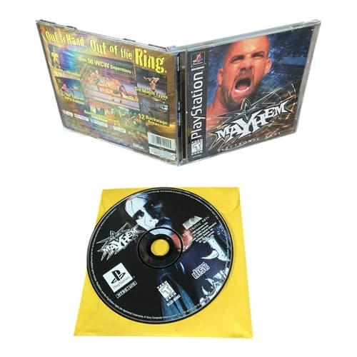 Sony PlayStation 1 PS1 CIB Complete TESTED WCW Mayhem CF