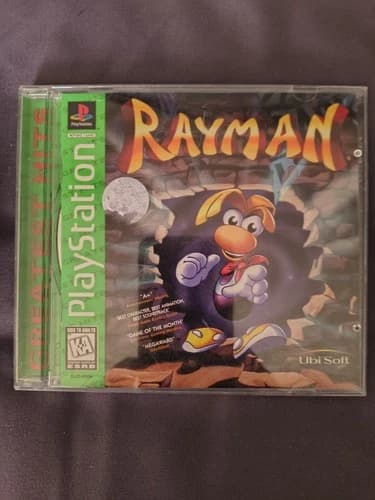 Rayman Sony PlayStation 1 1995 PS1 CIB Complete Greatest Hits