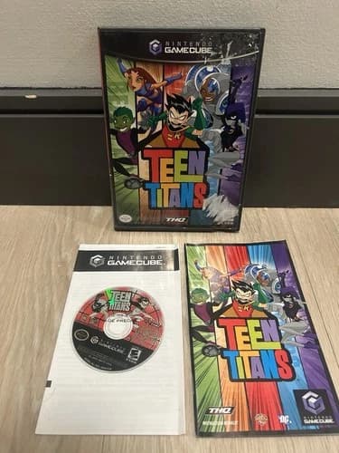 Teen Titans Nintendo GameCube, 2006 TESTED - Complete CIB Manual Included