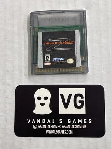 GBC - The Mask of Zorro Nintendo Gameboy Color Cart Only #111