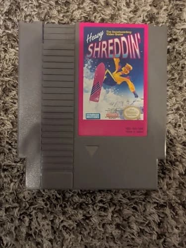 HEAVY SHREDDIN' - NES Game Cartridge - Nintendo Entertainment System - 1985