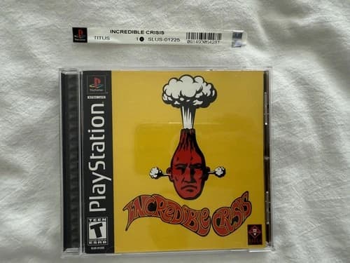 Incredible Crisis - Sony PlayStation 1 - Complete in Box, Tested