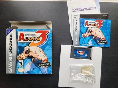 Street Fighter Alpha 3 (Game Boy Advance GBA) Works Authentic Complete CIB