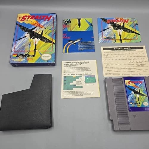 Stealth ATF (Nintendo Entertainment System, NES) CIB Box Cart Complete