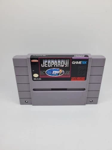 Jeopardy (Super Nintendo, 1992) SNES - Authentic - Tested - Fast Shipping!