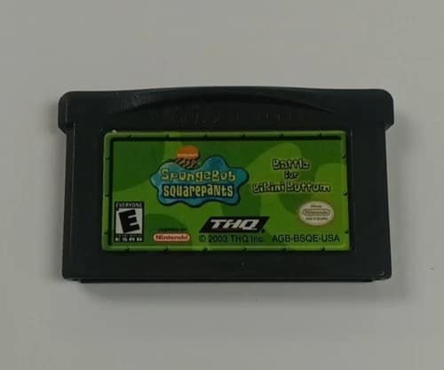 SpongeBob SquarePants Battle for Bikini Bottom Game Boy Advance GBA - Tested
