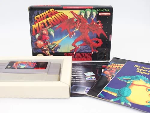 Super Metroid Super Nintendo SNES Complete In Box CIB