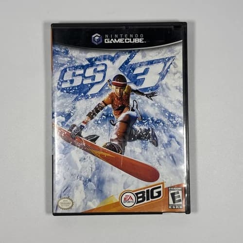 SSX 3 (Nintendo GameCube, 2003) CIB Complete Black Label TESTED