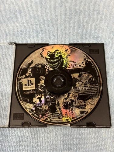 Sony PlayStation 1 PS1 Disc Only TESTED Twisted Metal 4 1999 GH
