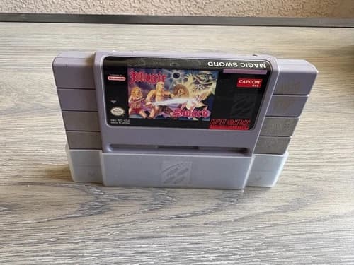 Magic Sword (Super Nintendo SNES, 1992) Tested Working