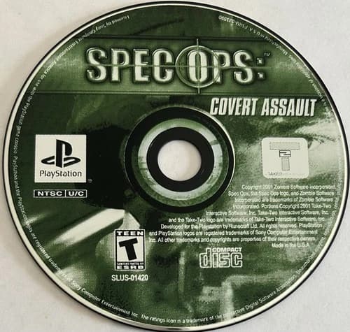Spec Ops: Covert Assault (PlayStation 1, PS1) DISC ONLY | NO TRACKING | M1132