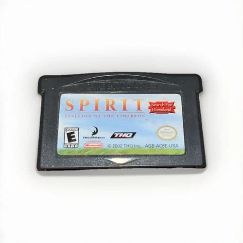 SPIRIT: STALLION OF THE CIMARRON NINTENDO GAMEBOY ADVANCE SP GBA