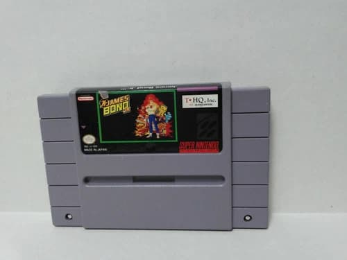 James Bond Jr. (Super Nintendo Entertainment System, 1992) Game Only Tested NTSC