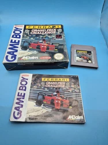 Ferrari Grand Prix Challenge Nintendo GameBoy Game CIB✅