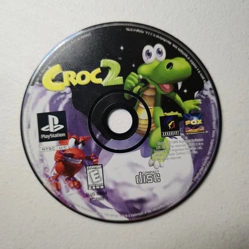 Croc 2 PlayStation Video Game Multiplayer Family Adventure PS1