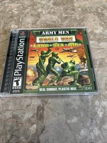 Army Men: World War -- Land, Sea, Air (Sony PlayStation 1, 2000) PS1