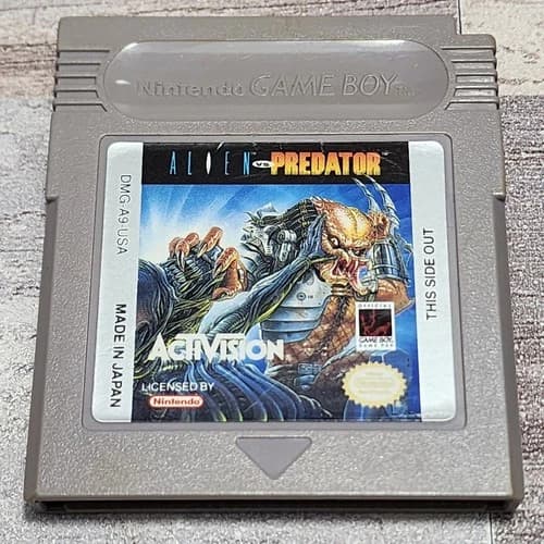 Alien vs Predator (Nintendo GameBoy, 1993) Authentic Tested Cartridge Only