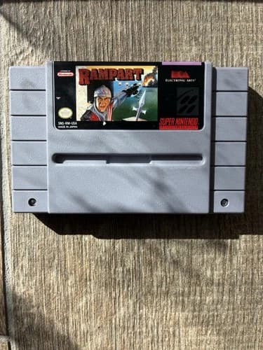 Rampart SNES Super Nintendo Authentic Cartridge Tested Working